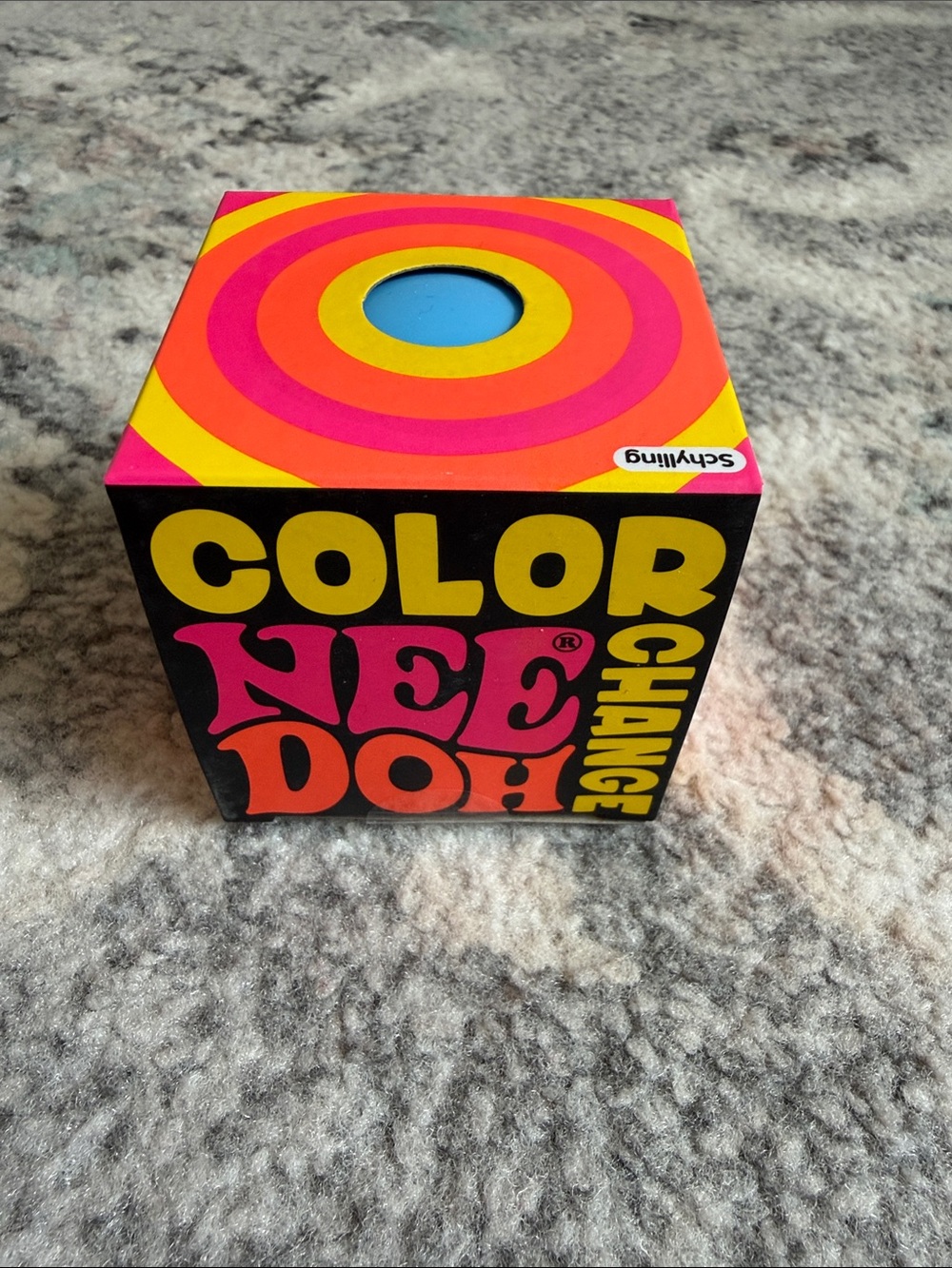Schylling Color Change NeeDoh Squeeze Toy Blue to Pink